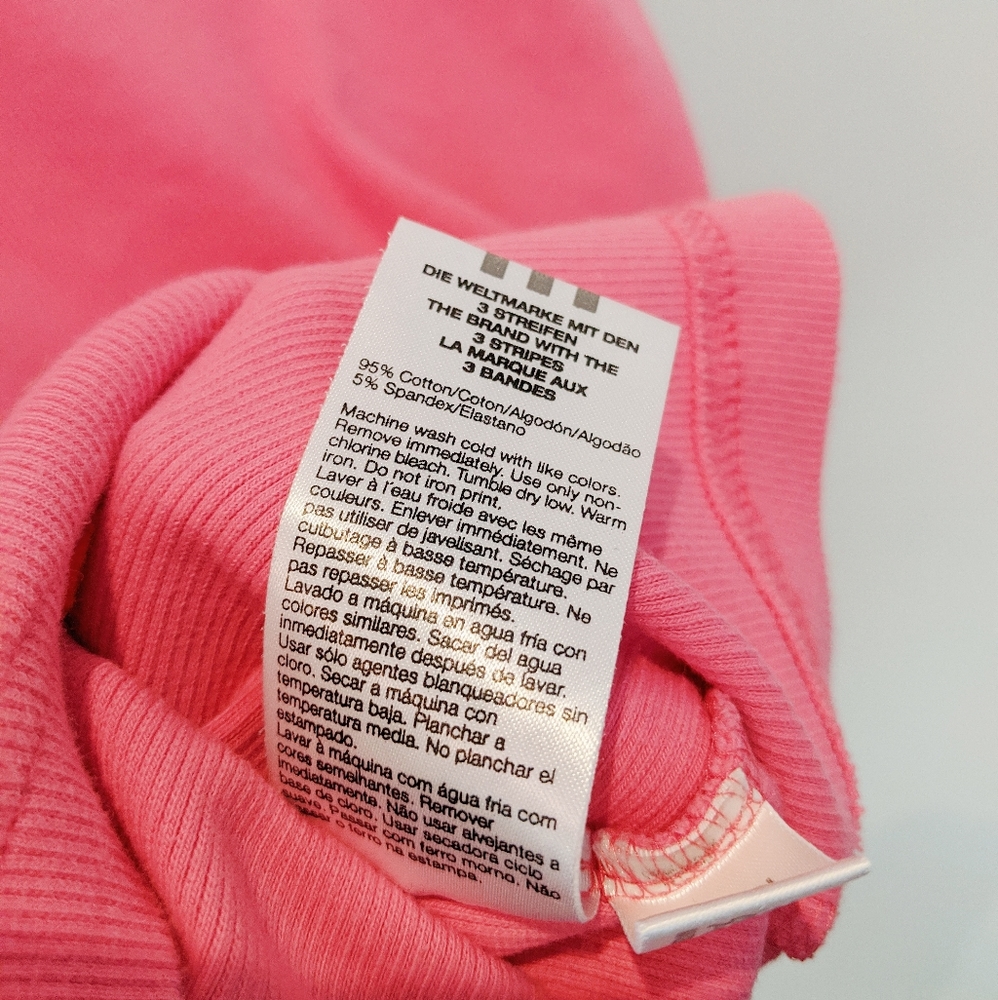 $$$ Adidas hot pink basics workout exercise tank - Picture 3 of 6